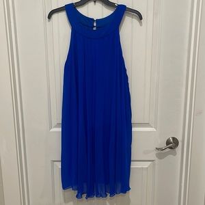Blue Scoop Next Swing Mini Dress